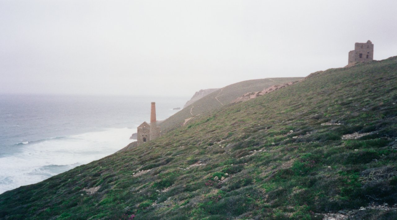 AandM at Wheal Coates tin mine 2000 2